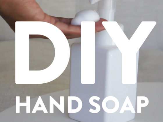 DIY foaming hand soap