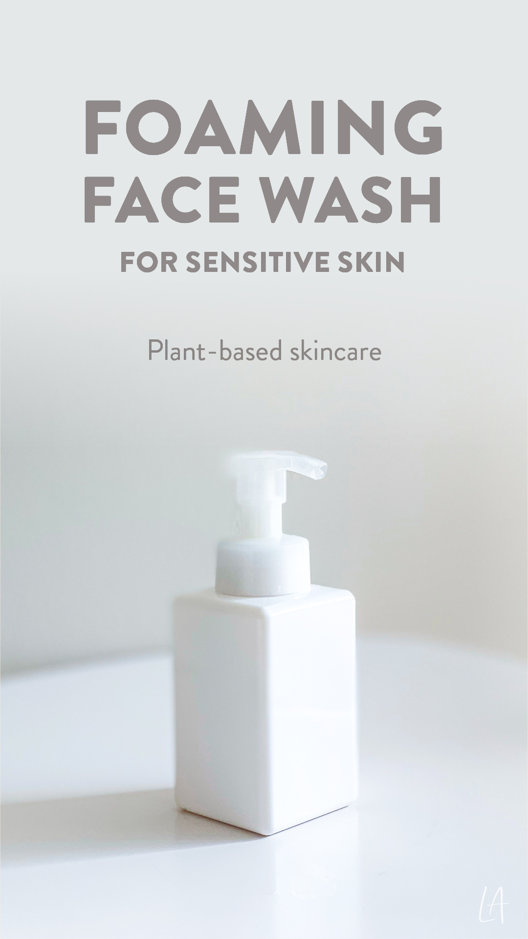 Foaming face wash for sensitive skin | Plant-based skincare