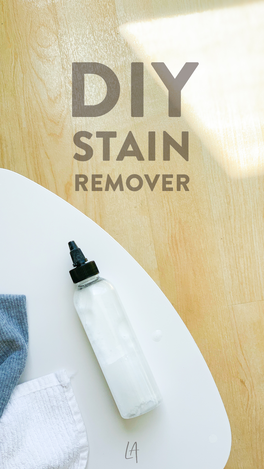 Homemade stain remover recipe