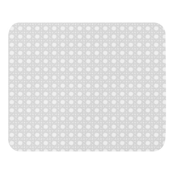 Rattan woven pattern mouse pad | LAurenrdaniels | Flat view